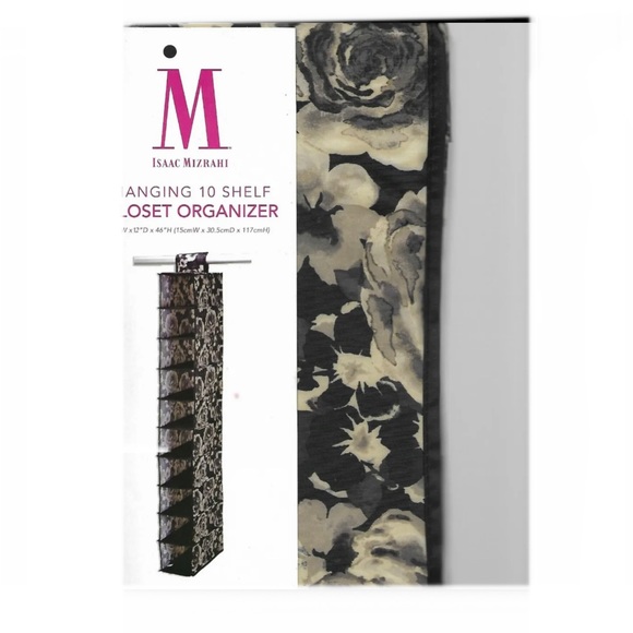 Storage & Organization Isaac Mizrahi Black White Gray Toile Rose